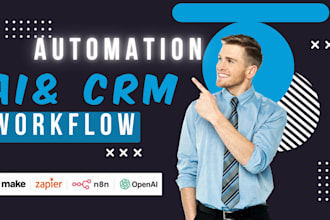 build GTM automated workflow, zapier n8n ai automation for CRM API integration