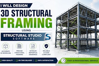 build modern structural studio projects  for residential and commercial building