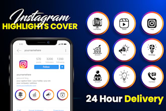 do instagram highlight, story icon design