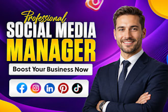 be your social media content creator and marketing manager