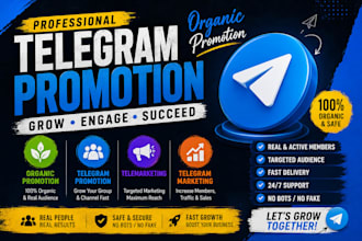 telegram promotion telegram subscriber telegram ads organic promotion