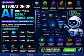 automate your CRM using ai and workflow integrations