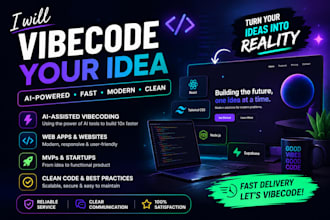build modern ai powered websites and landing pages with react vibecoding