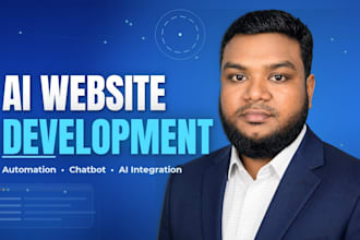 build custom ai website with automation