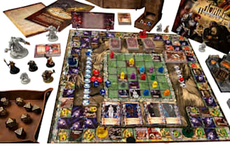 do your board game development tarot illustration card game and box art rulebook