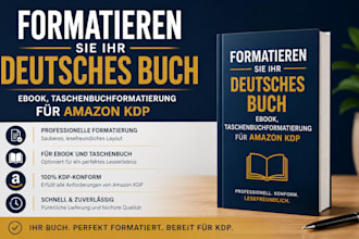 formatieren sie ihr deutsches buch ebook taschenbuchformatierung fur amazon KDP