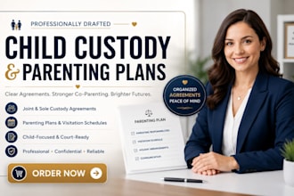 draft child custody agreement joint custody parenting plan proposal