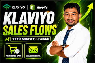 build klaviyo email automation flows for shopify brands