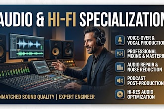 provide professional audio engineering and hifi audio