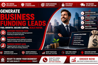 generate business funding leads equipment financing leads working capital leads