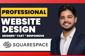 design a custom squarespace website in 20 hours