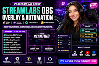 setup streamlabs obs tiktok shop twitch overlay streamerbot overlay point twitch
