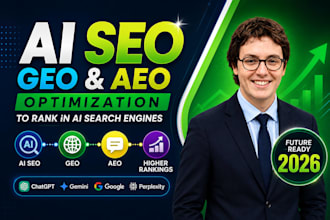 do ai SEO, GEO and aeo optimization to rank in ai search engines in 2026