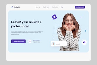 build a responsive react or nextjs website