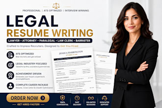 write ats legal resume for lawyer attorney paralegal law clerk