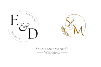 design custom wedding logo, monogram or initials