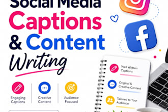 write engaging social media captions and content using ai