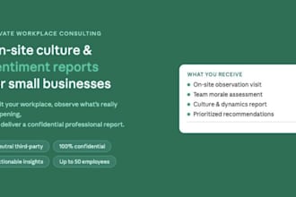 conduct on site workplace assessments and deliver detailed reports