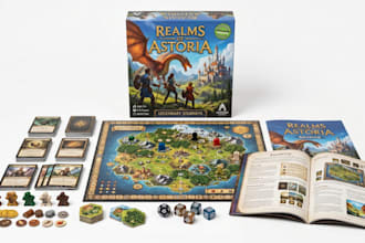 do board game design card game illustration tabletop rulebook packaging