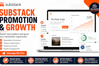 do substack promotion newsletter growth and organic subscribers