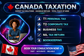 file canada tax return, t1, t2 corporate tax, business tax and bookkeeping