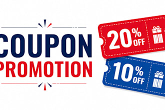 do coupon promotion, submit coupon codes manually on 100 popular websites coupon