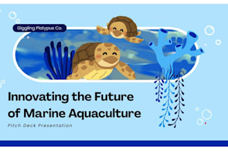 design marine startup pitch deck ocean pitch deck aquaculture pitch deck