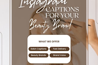 be your beauty salon caption writer