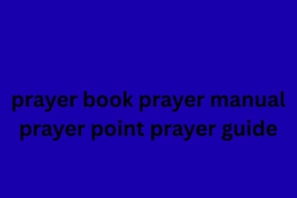 prayer manual prayer point prayer book prayer guide