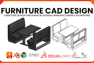 furniture 3d cad design solidworks 2d technical cad drawings manufacturing rhino