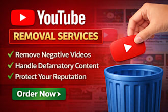 remove youtube videos with professional copyright and privacy complaints
