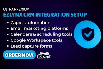 integrate ezlynx CRM with zapier and business tools insurance crm insurance lead