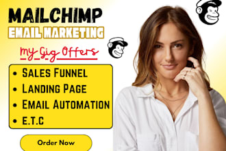 setup mailchimp email marketing newsletter email campaign