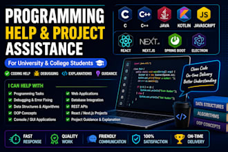 help you with programming projects, debugging and coding tasks