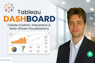 build tableau dashboards for KPI reporting and data analysis