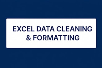 clean format and organize your messy excel database