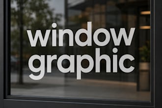 design professional window graphics, and storefront wraps
