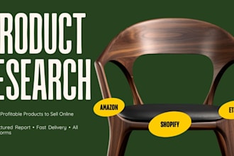 do product research to find profitable products
