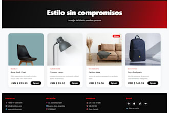 build modern online catalog website
