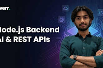 build nodejs backend with rest apis and ai integrations