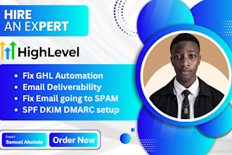fix gohighlevel email deliverability, spf dkim dmarc setup, stop emails to spam