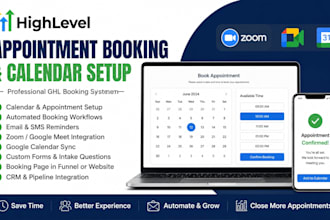 create gohighlevel appointment booking ghl booking system ghl calendar setup