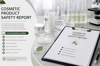 do cosmetic product data sheet on cpnp toxicology report