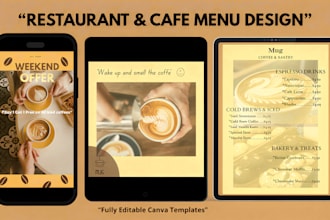 design premium canva templates for coffee shops and cafes