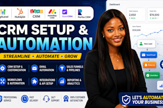 do gohighlevel hubspot automation perfex crm zoho setup monday crm fluent crm