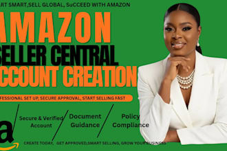 create  amazon seller central account professionally
