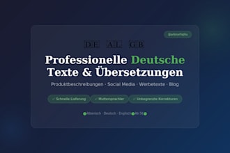 professionelle deutsche texte und produktbeschreibungen schreiben