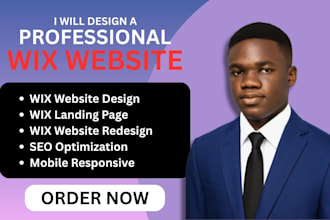 design wix landing page, wix website design, wix website redesign