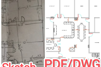 draw professional 2d floor plans and blueprints drafting