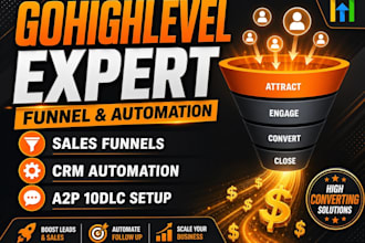 go highlevel funnels CRM automation and ai voice agent setup